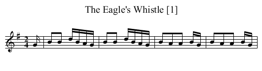 Eagle's Whistle [1], The - staff notation