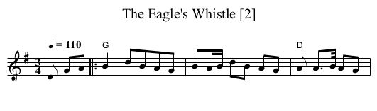 Eagle's Whistle [2], The - staff notation