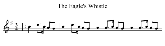 Eagle's Whistle, The  - staff notation