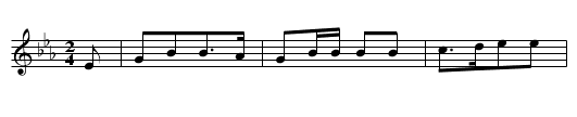 Earl Aboyne or Peggy Irvine - staff notation
