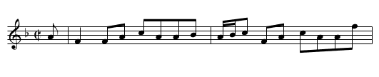 Earl Marischal - staff notation