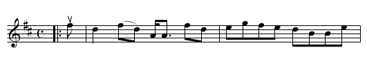 EARL OF DALHOUSIE - staff notation
