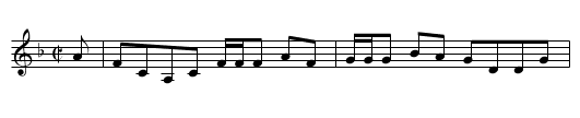 Earl of Dalkeith - staff notation