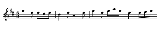 Earl of Fife's March, The - staff notation