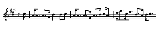 Earl of Fife's Strathspey, The - staff notation