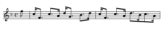 Earl of Home - staff notation