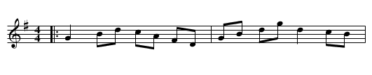 Earl of Lauderdale, The  - staff notation