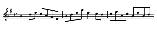 Earl of Lauderdale, The - staff notation