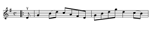 EARL OF LAUDERDALE - staff notation
