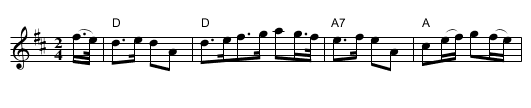 Earl of Mansfield, The - staff notation
