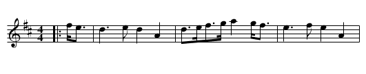 Earl Of Mansfield's March, The - staff notation