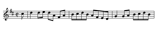 Earl of Marches [2], The - staff notation