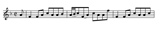 Earl of Marshall's Reel - staff notation