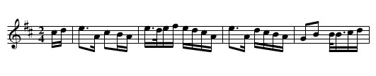 Earl of Ross's March, The - staff notation