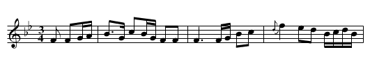 Early, early all in the Spring - staff notation