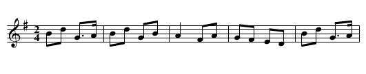 East Limerick - staff notation