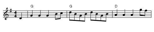 East Neuk of Fife - staff notation
