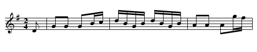 East Nook of Fife. - staff notation