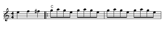 East Tennessee Blues - staff notation