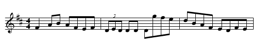 Easter Elachies - staff notation