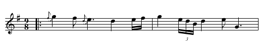 Easter Snow - staff notation