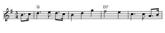 Eastern Star Waltz - staff notation