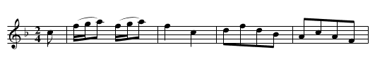 Easton Hall - staff notation
