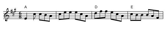 Eavesdropper, The - staff notation