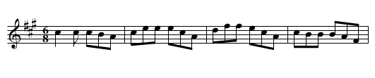 Eavesdropper, The - staff notation