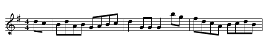 Ebb Tide - staff notation