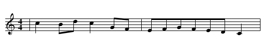 Echo, du der Felsen Leben (5-36), S. 61 - staff notation