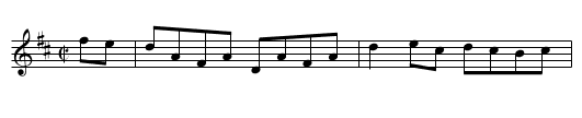 Echo - staff notation
