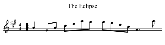 Eclipse, The  - staff notation