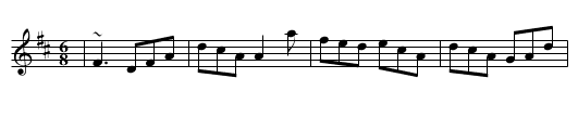 Eddie Moloney's - staff notation