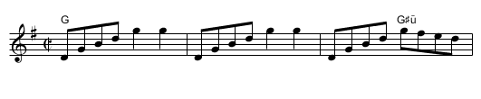 Eddie's Reel - staff notation