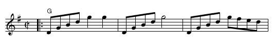 Eddie's Reel - staff notation