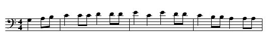 EDELE DEUTSCHE IHR HABET EMPFANGEN - staff notation