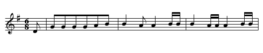 Edelmann und Sch?ferin (7b), S. 43f - staff notation