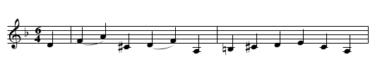Edinburgh Castle, or Mother Dobney's Trencher - staff notation
