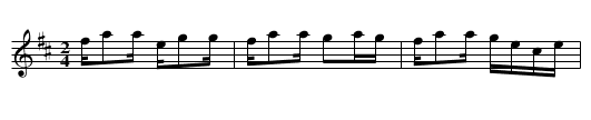 Edna's Entracte - staff notation