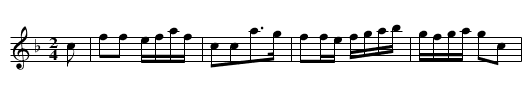 Edradynate Medley - staff notation