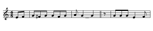 Edward Ballad - staff notation