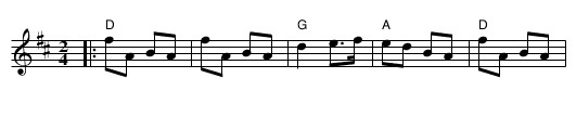 Egan's Polka - staff notation