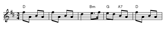 Egan's Polka - staff notation
