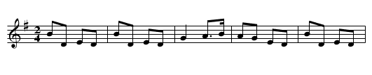 Egan's Polka - staff notation