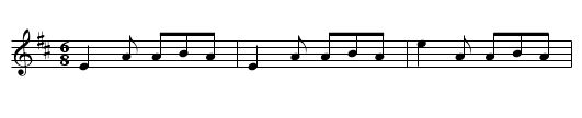 Eibhlin ni Riordain's - staff notation