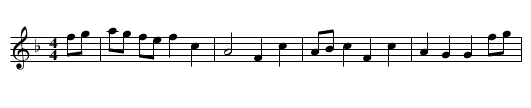 Eight Men of Moidart - staff notation