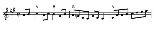 Eight O'Clock Train - staff notation