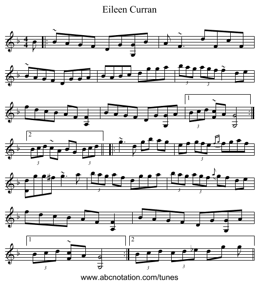 Eileen Curran - staff notation