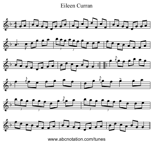 Eileen Curran - staff notation